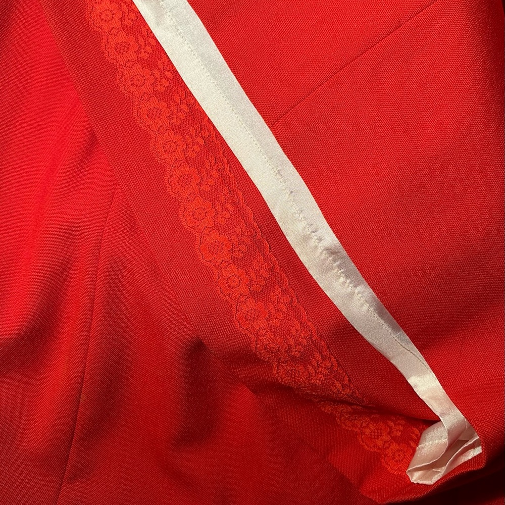 KATE SPADE Maraschino Red Sallie Shift Dress Sz 8 Medium Christmas Holiday Party - Picture 5 of 8